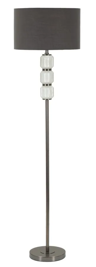 Mauro Ferretti Stojací lampa Bright 164 cm šedá/bílá