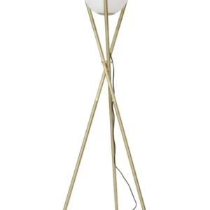 Mauro Ferretti Stojací lampa Glamy 155 cm bílá/zlatá