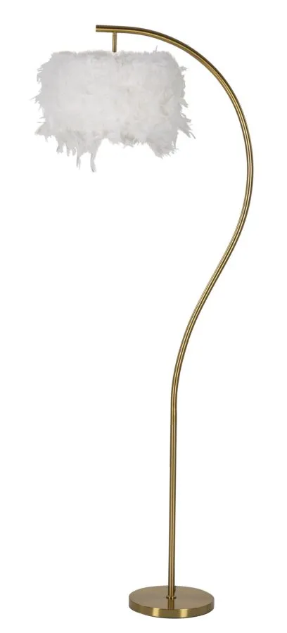 Mauro Ferretti Stojací lampa Semi Arc 170 cm bílá/zlatá