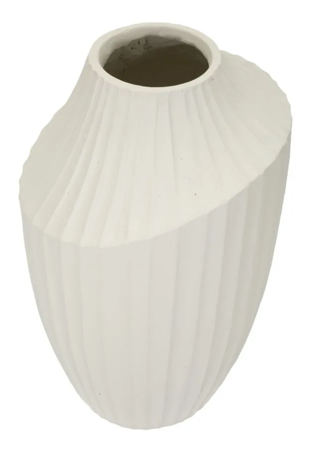 Mauro Ferretti Váza Ice Jar 38 cm krémová - Obrázek 2
