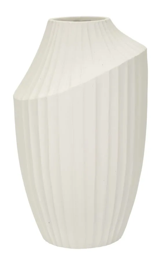 Mauro Ferretti Váza Ice Jar 38 cm krémová
