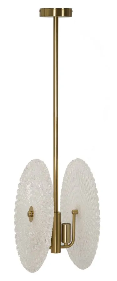 Mauro Ferretti Závěsný lustr Glass 80 cm zlatý