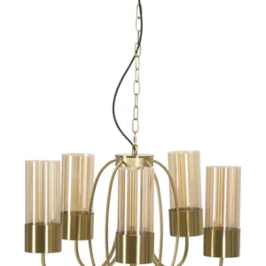 Mauro Ferretti Závěsný lustr Versailles 60 cm zlatý II