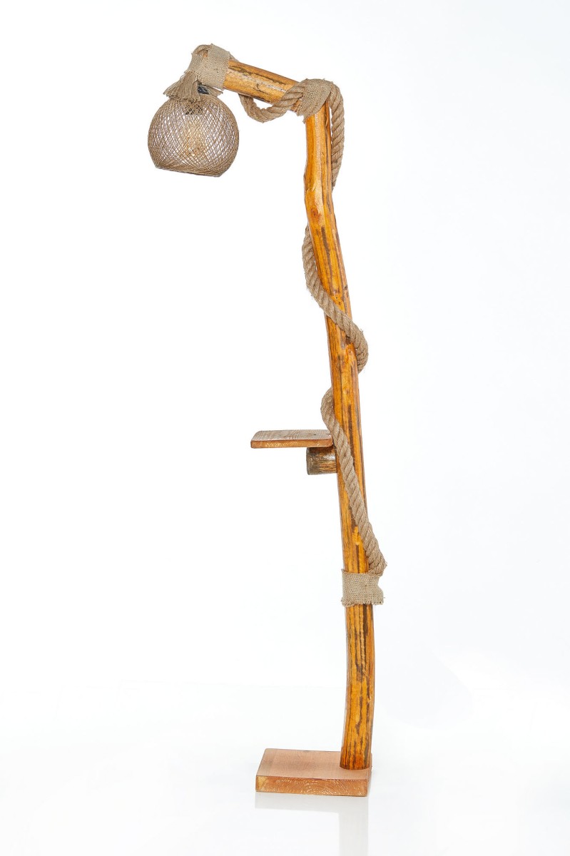 Opviq Stojací lampa Arbor I 140 cm hnědá