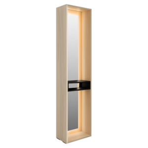 Panel se zrcadlem a LED osvětlením