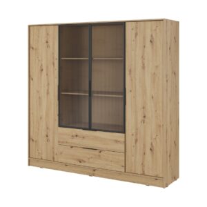 Piaski Šatní skříň Kelly 4D RM s policemi 206 cm dub artisan