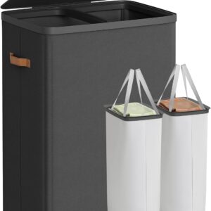 SONGMICS Látkový koš na prádlo 2D 170 l černá