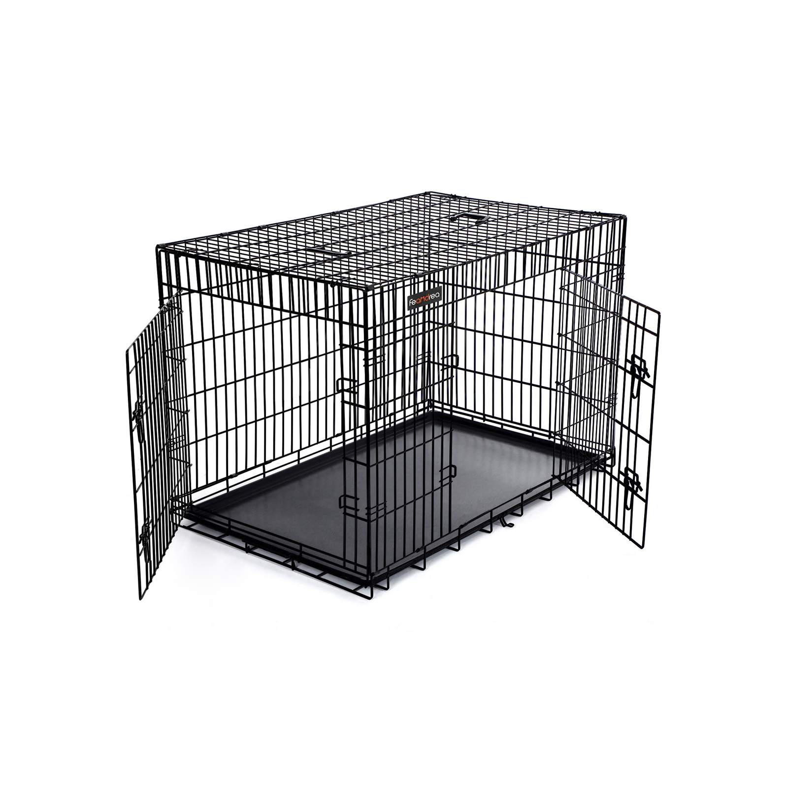 SONGMICS Přepravní klec pro zvířata Levino XXL 122 cm černá - Obrázek 2