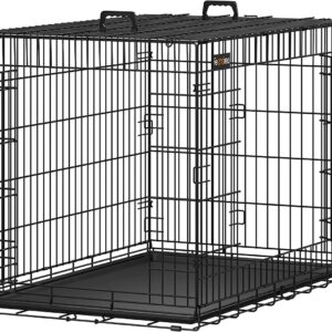 SONGMICS Přepravní klec pro zvířata Piper XL 107 cm černá