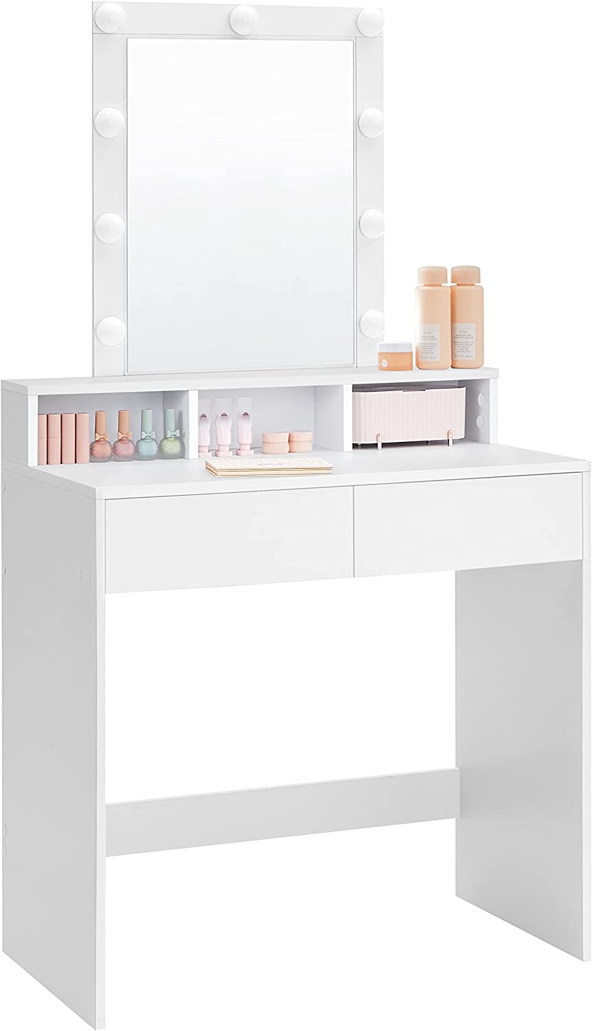 SONGMICS Toaletní stolek Velisa 145 cm bílý - Obrázek 2