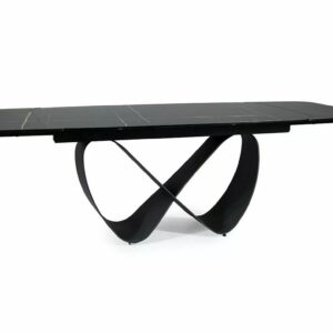 Signal Rozkládací jídelní stůl Infinity 160/240 cm černý mat