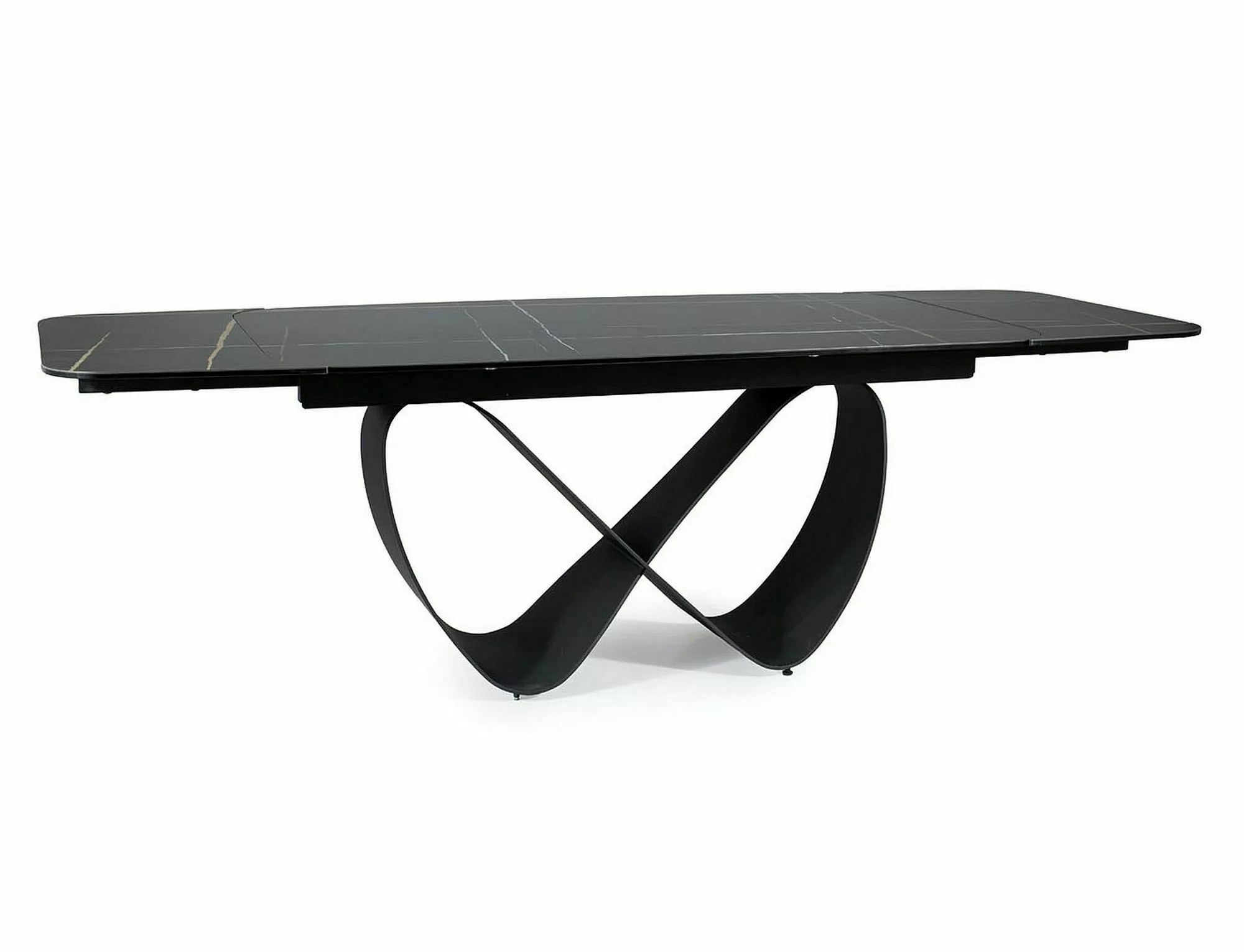 Signal Rozkládací jídelní stůl Infinity 160/240 cm černý mat