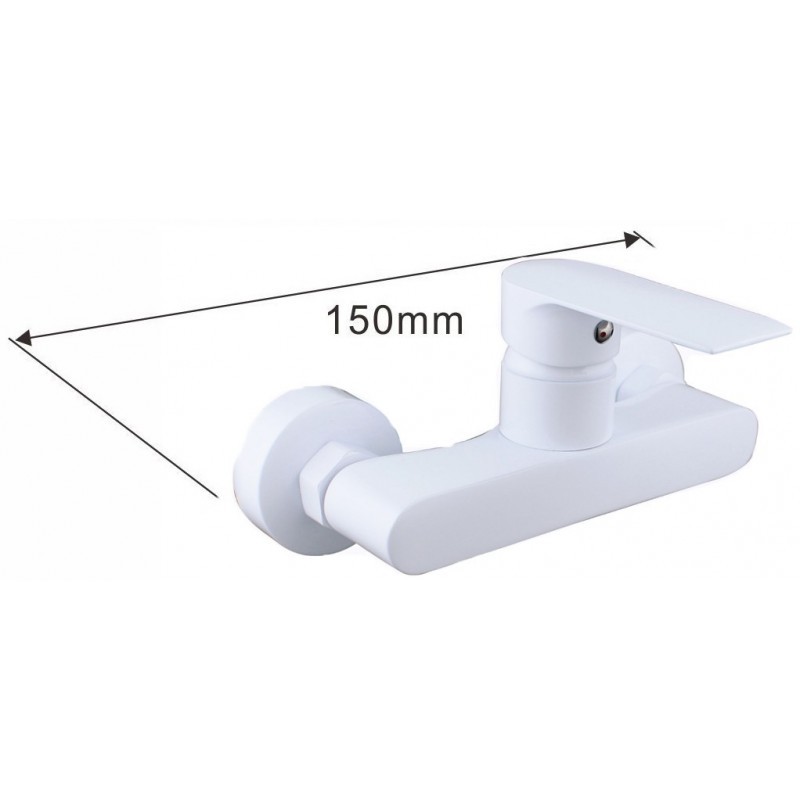 Sprchová baterie Mexen Royo 150 mm bílá - Obrázek 2