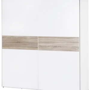 Szynaka Šatní skříň Wenecja 01 183 cm bílá/sub sonoma