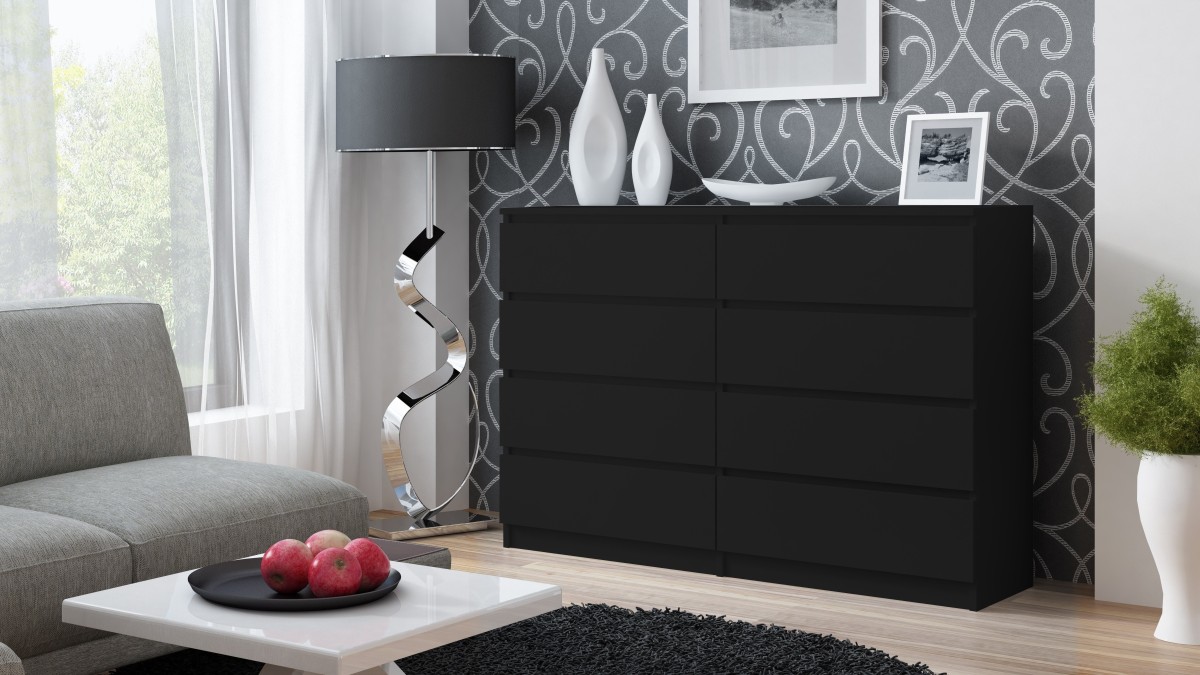 TP Living Komoda MALWA BETTY II černá - Obrázek 2