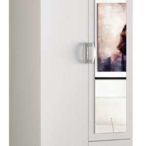 TP Living Šatní skříň ROMANA 80 cm bílá
