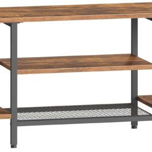 TV stolek Vasagle Werry 120 cm černý/hnědý