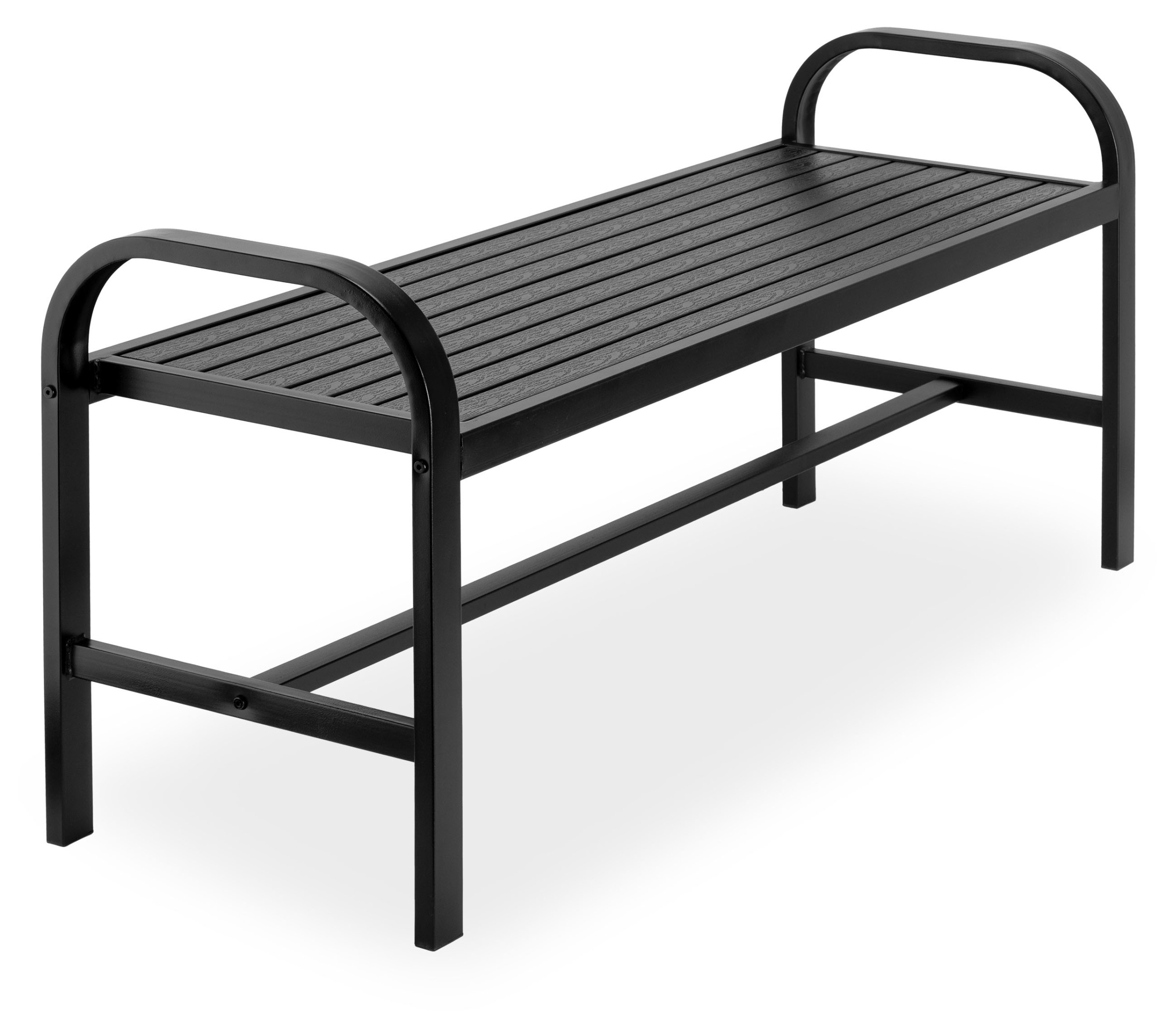 TZB Zahradní lavička Sobo 124 cm černá