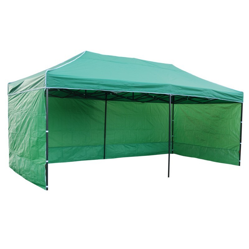 TZB Zahradní párty stan 3x6m 3 stěny - zelený