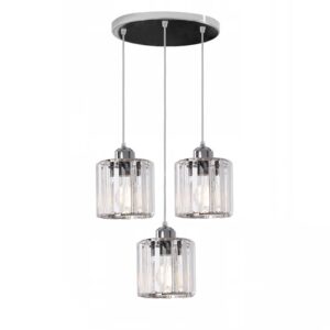 TooLight Stropní svítidlo Crystal APP510-3CPR Trio stříbrné