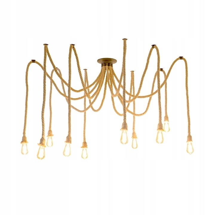 TooLight Stropní svítidlo SPIDER 10 APP682-10CP hnědé