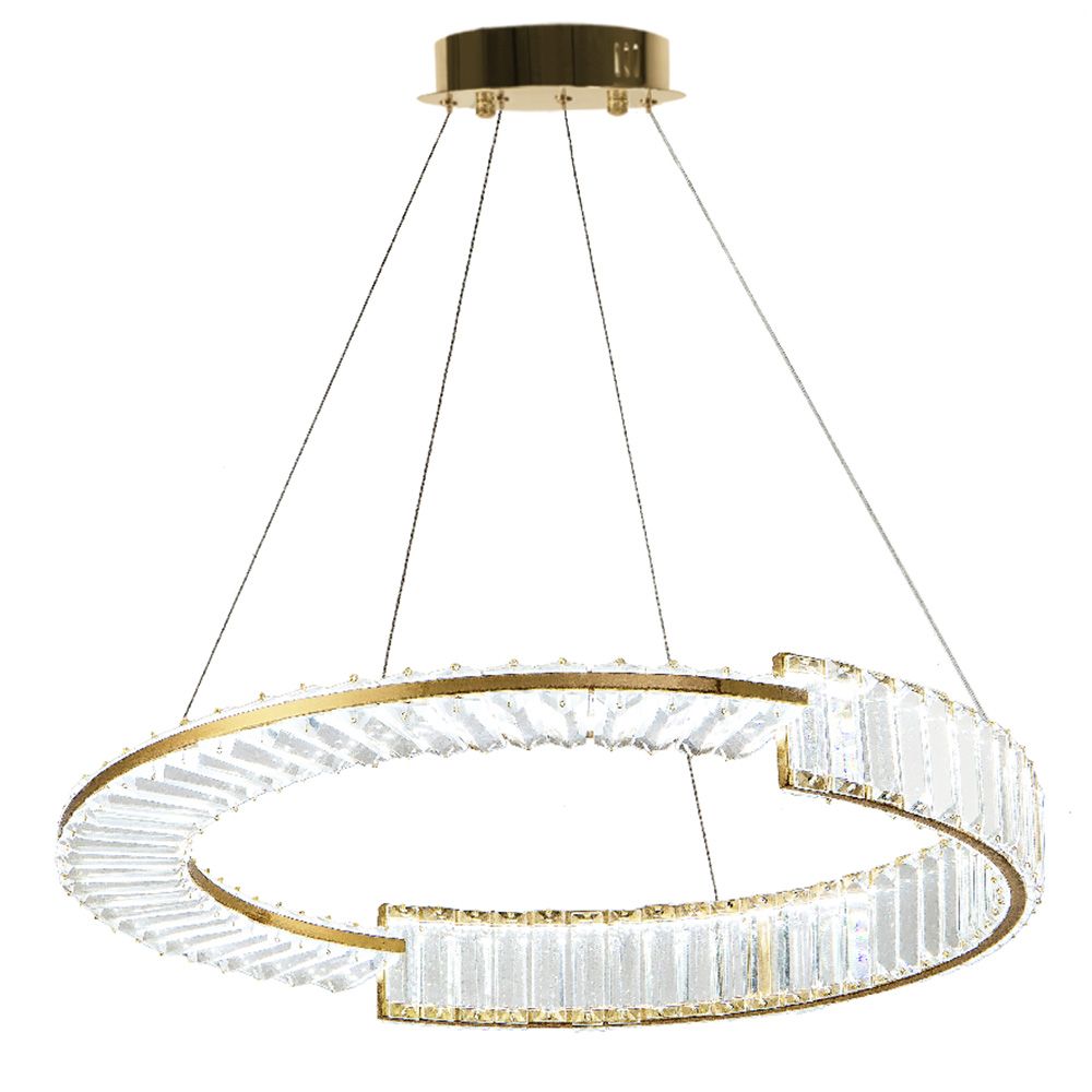 Toolight Designové LED osvětlení Crystal APP1528-CP60 GOLD