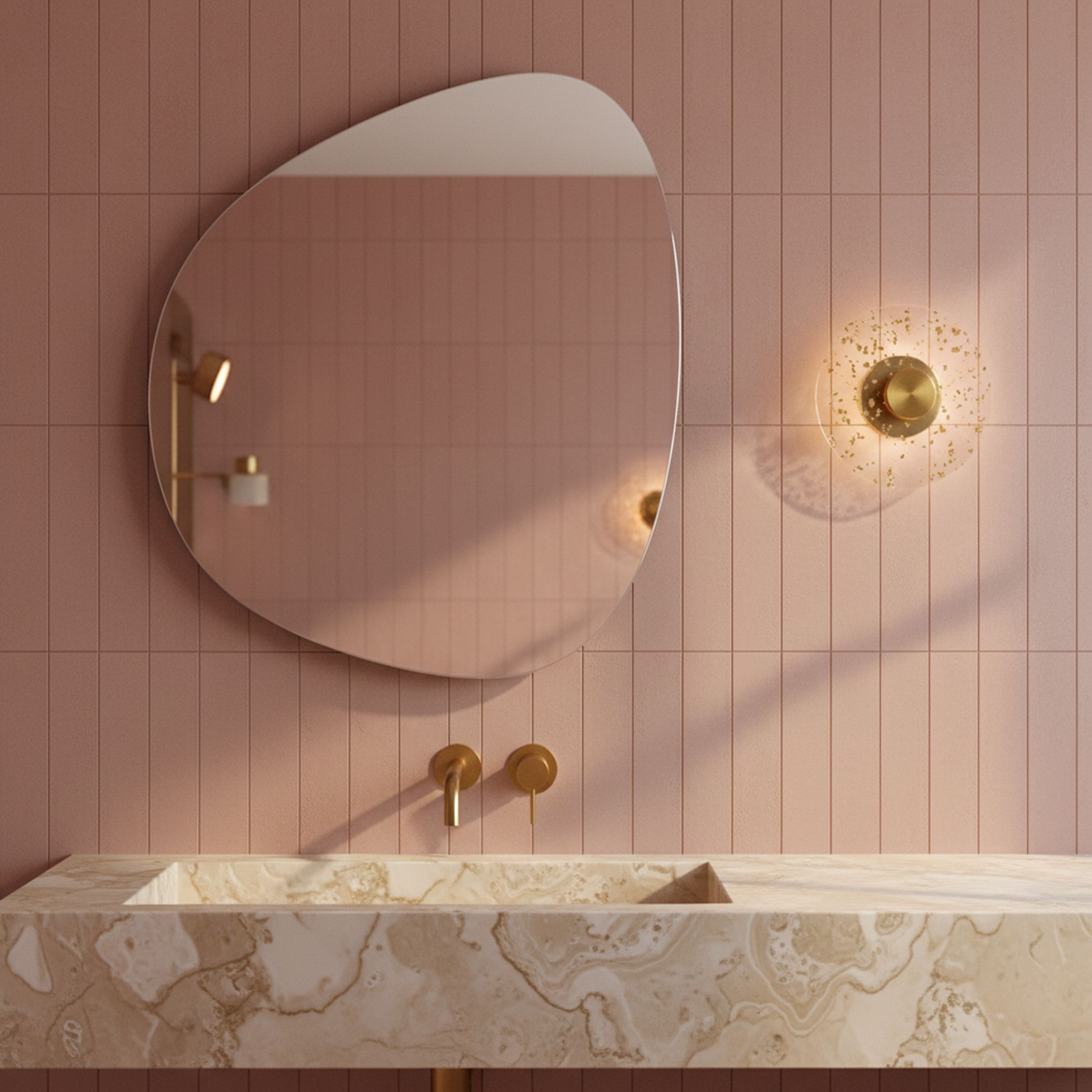 Toolight Nástěnné moderní LED osvětlení APP1795-W kartáčovaná zlatá - Obrázek 2