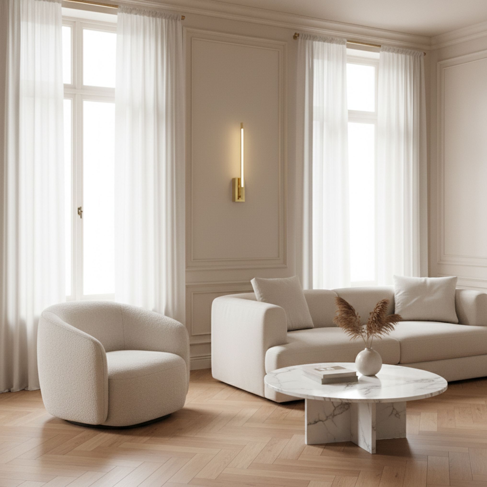 Toolight Nástěnné moderní LED osvětlení LED APP1799-W zlatá - Obrázek 2