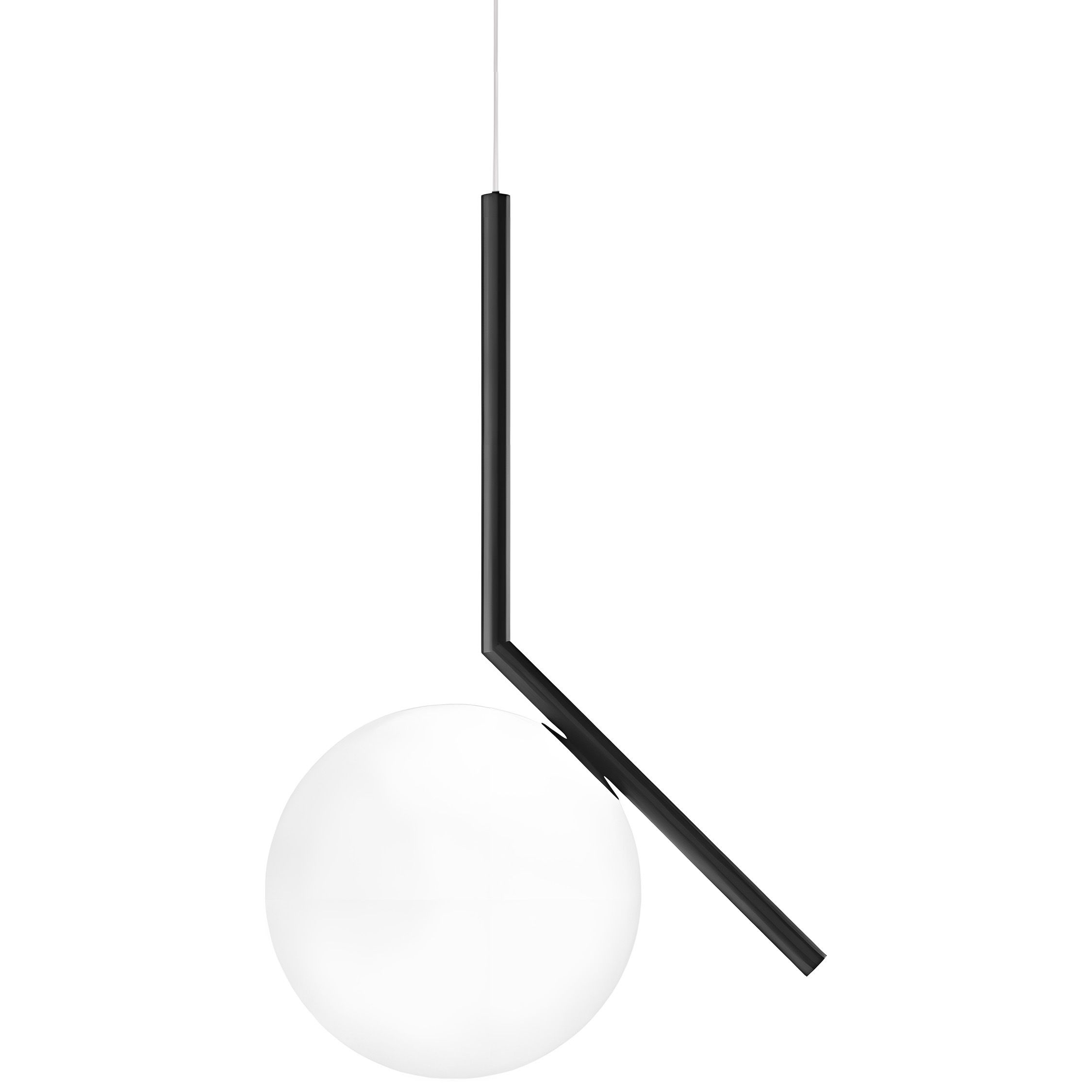 Toolight Závěsné osvětlení Modern D15 G107-1W černé - Obrázek 2