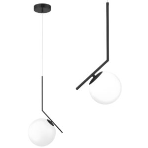 Toolight Závěsné osvětlení Modern D15 G107-1W černé