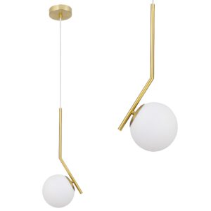 Toolight Závěsné osvětlení Modern D20 G106-1W zlaté