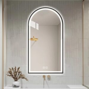 Tutumi Zrcadlo 60x100 cm s vyhříváním a regulovatelným LED osvětlením HOM-06504