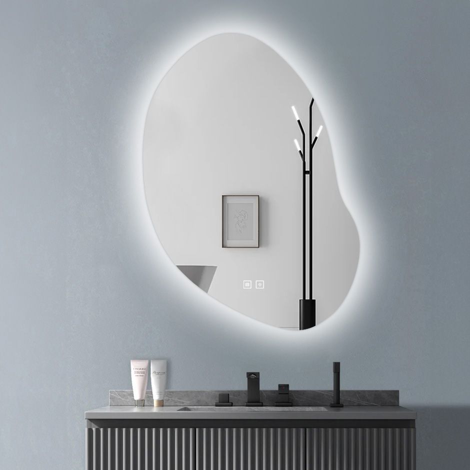Tutumi Zrcadlo 80x60 cm s vyhříváním a regulovatelným LED osvětlením HOM-05504 - Obrázek 2