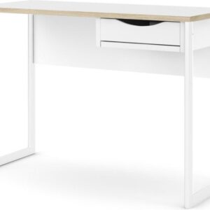 Tvilum Psací stůl Felixa 513 110 cm hickory Jackson/bílý