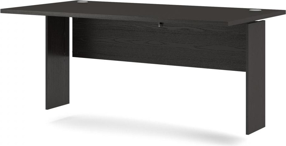 Tvilum Psací stůl Officer 80400/71 150 cm černý/stříbrný - Obrázek 2