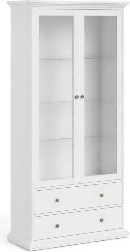 Tvilum Vitrína Provine 96 cm bílá