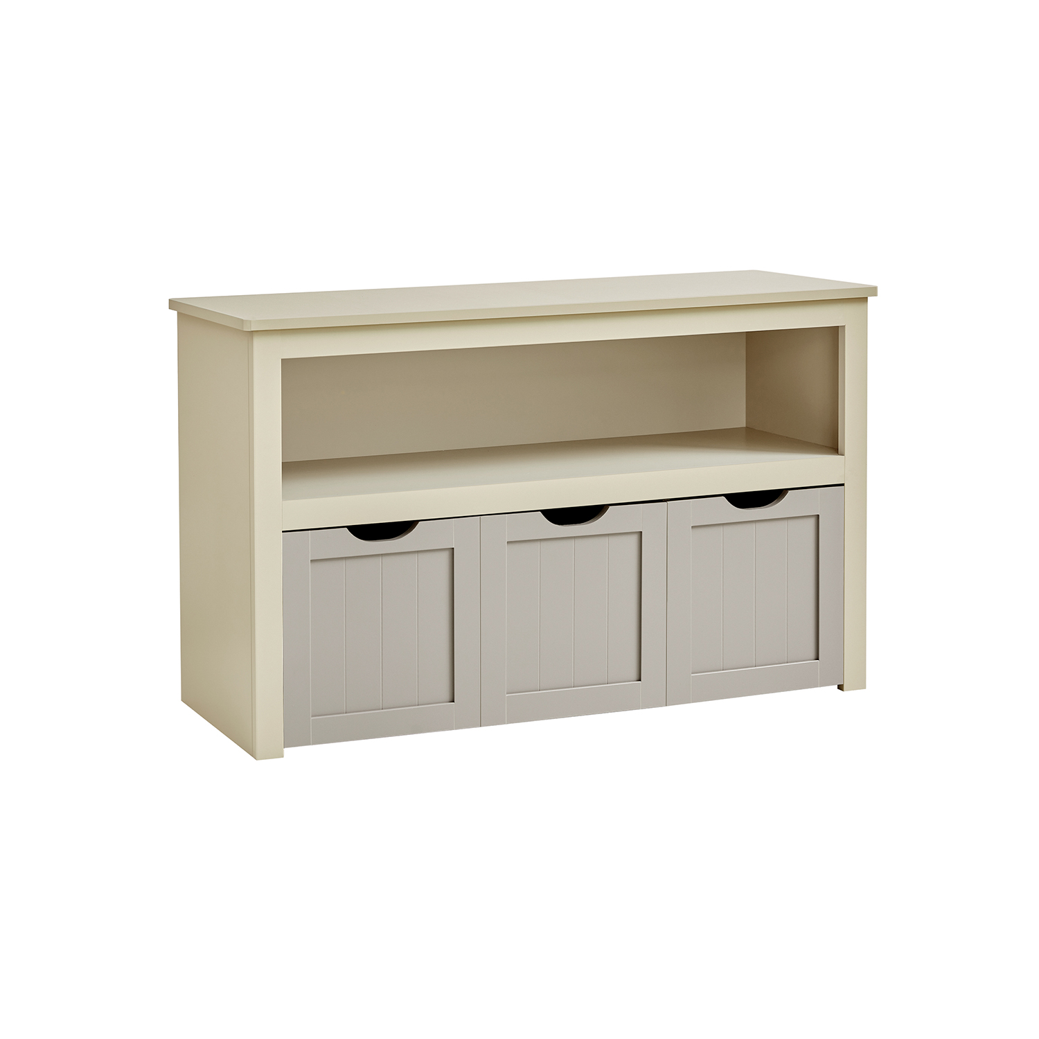 VASAGLE Regál s 3 úložnými boxy 102 x 60 x 30 cm béžový - Obrázek 2