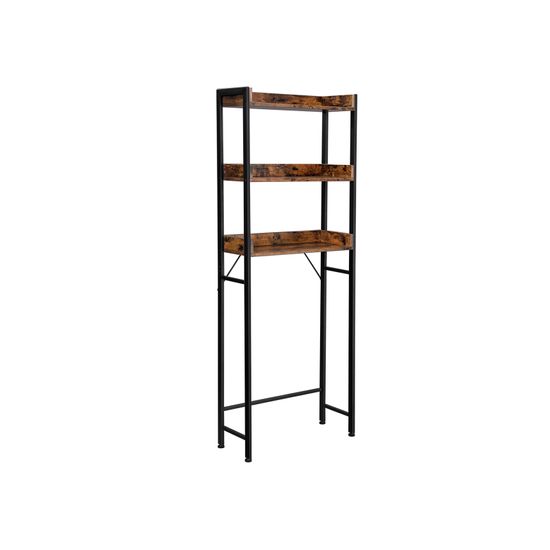 VASAGLE Regál za toaletu kovový rám 63 x 165 x 25 cm - Obrázek 2