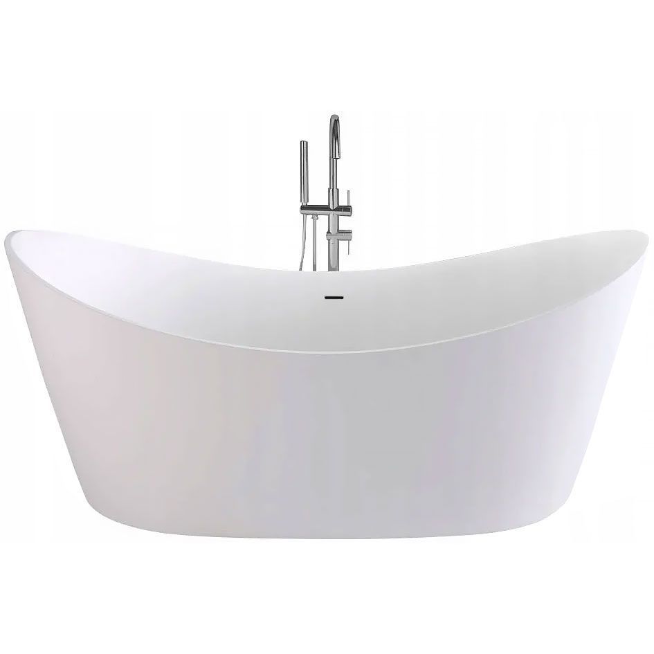 Volně stojící akrylátová vana REA FERRANO 180x80 cm bílá