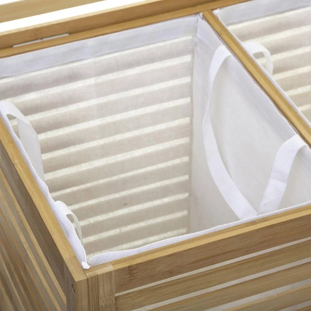 5five Simply Smart Bambusový koš na prádlo SICELA 100 L natural - Obrázek 2