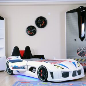 ASIR Dětská postel auto CAR bílá