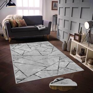 ASIR Koberec 120 x 180 STONE bílá