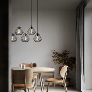 ASIR Lustr DIAMOND - 704-5S1 černá