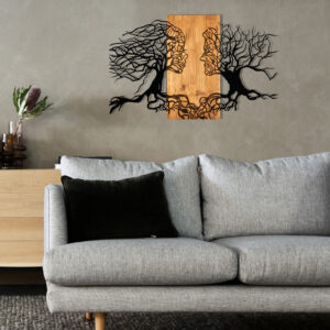 ASIR Nástěnná dekorace STROMY ŽIVOTA 92 cm kov