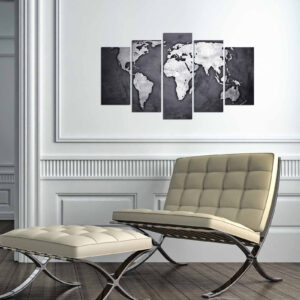 ASIR Nástěnné dekorační obrázky SVĚT 110 cm MDF