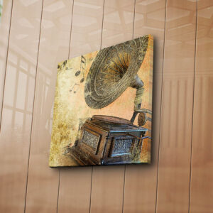 ASIR Obraz na plátně GRAMOFON 45 x 45 cm