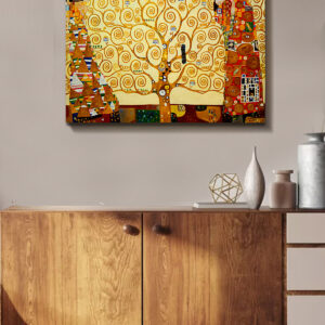 ASIR Obraz na plátně reprodukce STROM ŽIVOTA G. KLIMT 50 cm