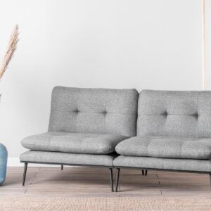 ASIR Pohovka s lůžkem MARTIN trojmístná šedá