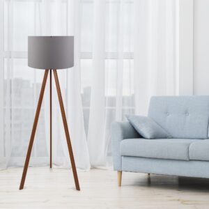 ASIR Stojací lampa AYD-1529 šedá hnědá