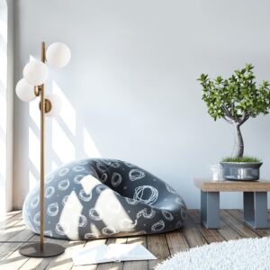 ASIR Stojací lampa FAZE - NT - 115 zlatá